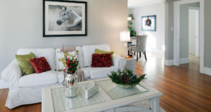 Home Staging Gallery - Living Room, View Two - Hamilton, Massachusetts